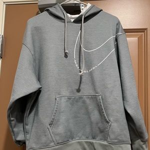 Nike, grey hoodie size medium